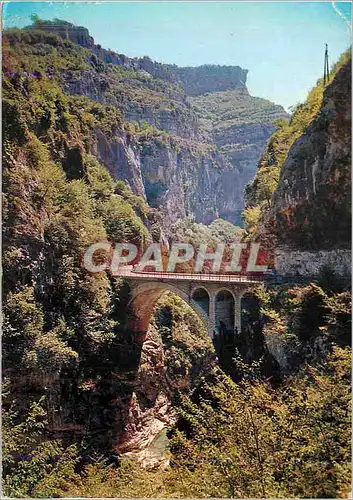 Cartes postales moderne Excursion des Gorges du Loup (Alpes Maritimes) Le Pont de l'Abime