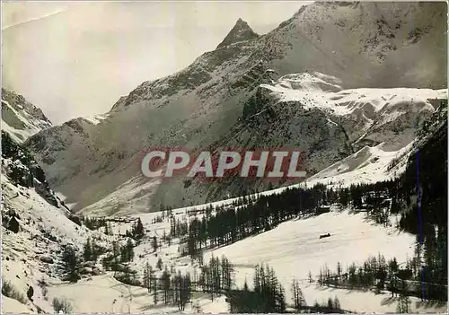 Cartes postales moderne Peisey Nancroix (Savoie) Le Chateau des Mines et la Pointe de L'Alliet