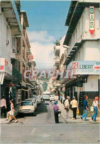 Moderne Karte Martinique Fort de France La Rue Victor Hugo