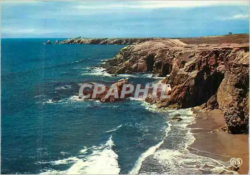 Moderne Karte Quiberon (Morbihan) la Bretagne Touristique Cote Sauvage