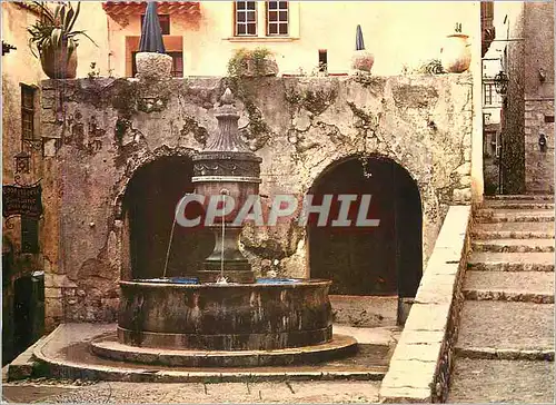 Moderne Karte la Fontaine de St Paul (A M)