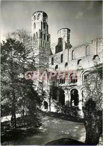 Cartes postales moderne Jumieges (S Mme) Ruines de l'Abbaye l'Eglise Notre Dame (XIe s) Vue du Sud Est