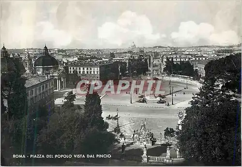 Cartes postales moderne Roma Piazza Del Popolo Vista Dal Pincio