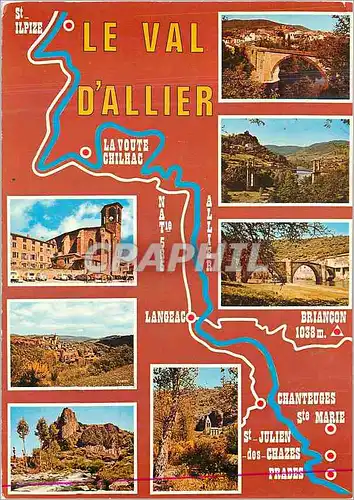 Cartes postales moderne Haute Loire le Val d'Allier