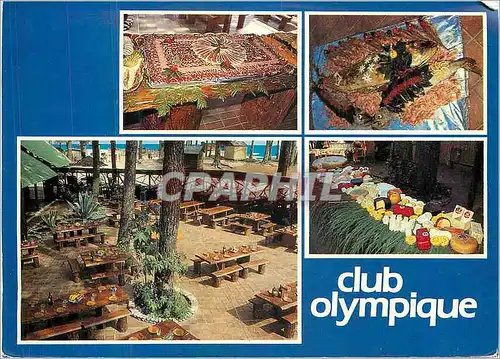 Moderne Karte Club Olympique Village de Vacances a Calvi le Restaurant
