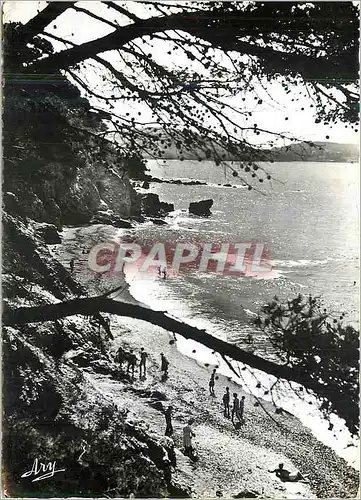 Moderne Karte le Pradet (Var) Plage des Bonnettes