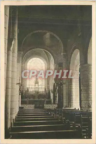 Cartes postales moderne Carennac en Quercy Eglise Saint Pierre Vue de la Nef (XIIe s)