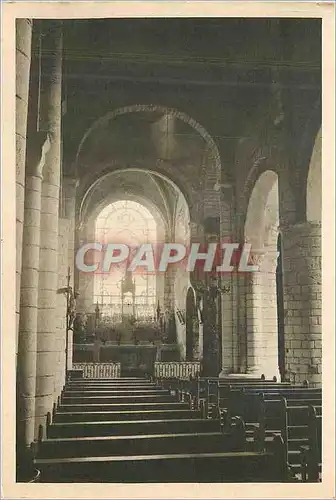 Moderne Karte Carennac en Quercy Eglise Saint Pierre Vue de la Nef (XIIe s)