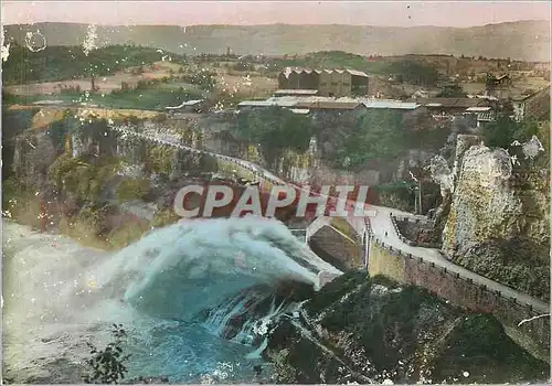Cartes postales moderne Genissat (Ain) Route des Usines et Sortie du Canal Evacuateur