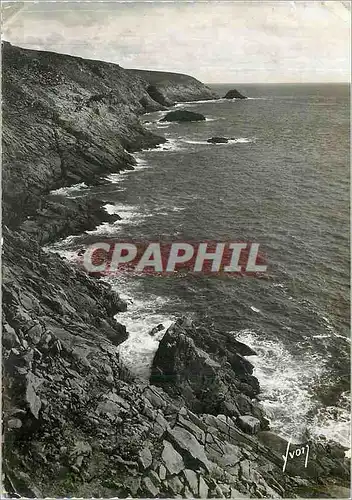 Moderne Karte Pointe du Raz (Finistere) Escarpements de la Cote Sud
