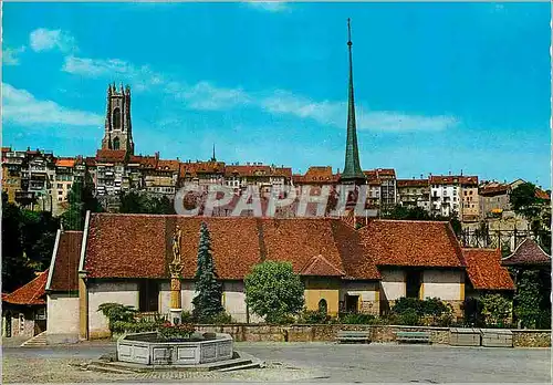 Cartes postales moderne Fribourg Vue Partielle