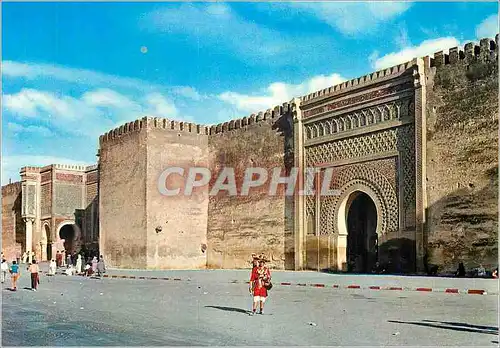 Moderne Karte Maroc Meknes Bab Jamaxa Nouar