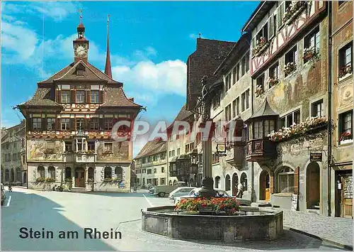 Cartes postales moderne Stein am Rhein Rathausplatz und Rathaus
