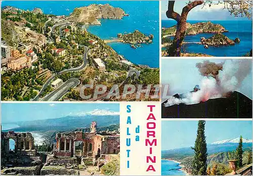 Cartes postales moderne Saluti da Taormina