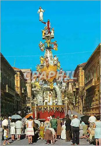 Cartes postales moderne Messina La Traditionnelle Vara