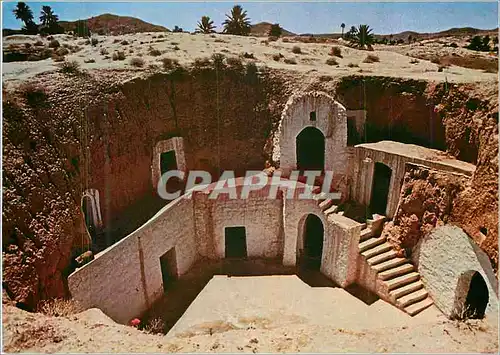 Cartes postales moderne Matmata (Tunisie) Habitation Troglodythe