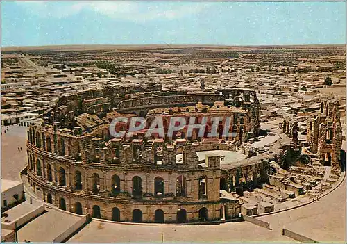 Moderne Karte El Djem l'Amphitheatre Romain