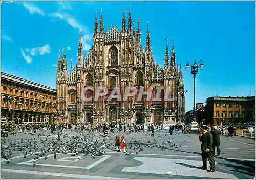 Cartes postales moderne Milano Place du Dome