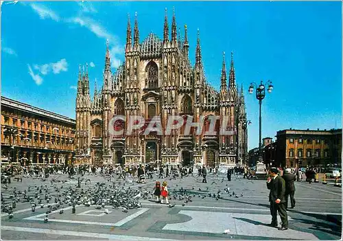 Moderne Karte Milano Place du Dome