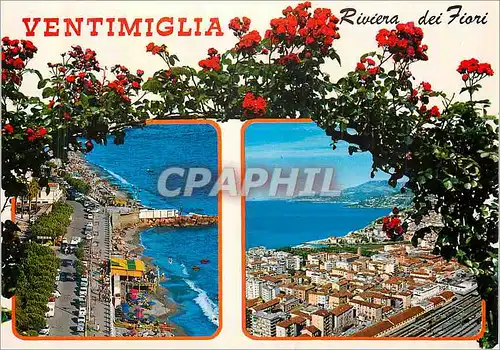 Moderne Karte Ventimiglia Riviera Dei Fiori