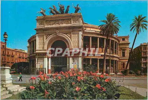 Moderne Karte Palermo le Theatre Politeama