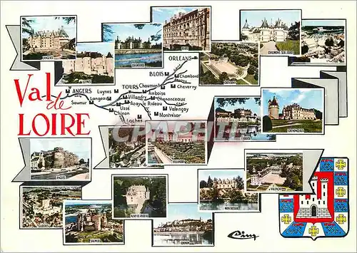 Cartes postales moderne Val de Loire Angers Orleans