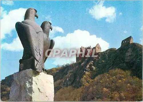 Cartes postales moderne Sion Monument de la Platts et Chateau de Tourbillon