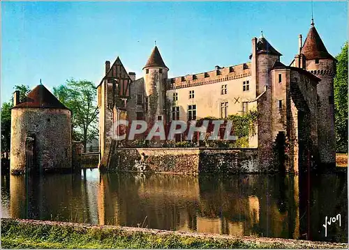 Moderne Karte Chateau de Labrede (Gironde) aux Environs de Bordeaux  Couleurs et Lumiere de France