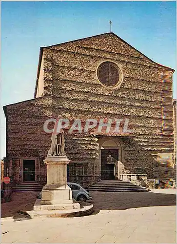 Moderne Karte Arezzo Basilica Di San Francesco la Facade