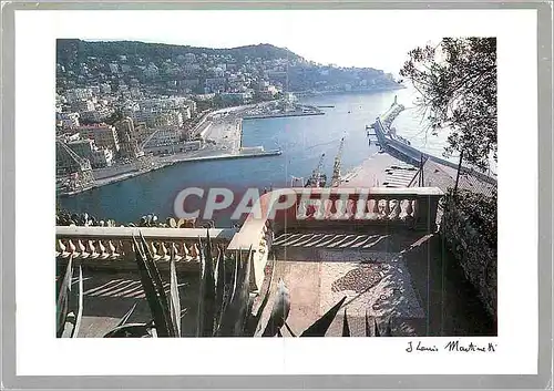 Cartes postales moderne Nice le Port vu du Chateau