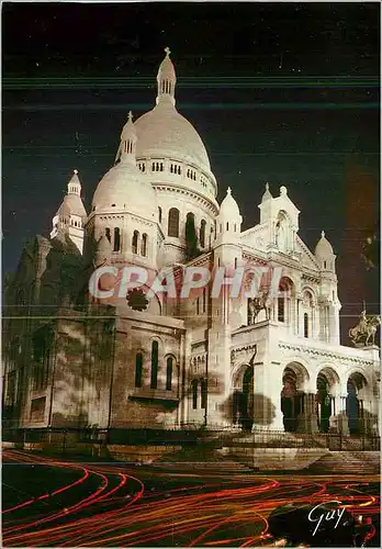 Cartes postales moderne Paris et ses Merveilles La basilique du Sacre C�ur Montmartre