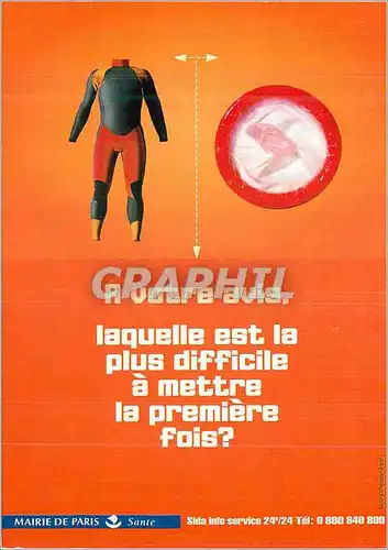 Cartes postales moderne Mairie de Paris A votre Avis laquelle est la Plus Difficile a Mettre la Premiere Fois Preservati