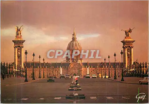 Cartes postales moderne Paris et ses Merveilles le Pont Alexandre III et l'Hotel des Invalides (XVIIe siecle)