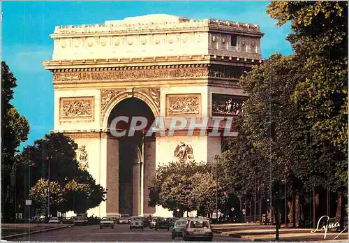 Moderne Karte Paris l'Arc de Triomphe