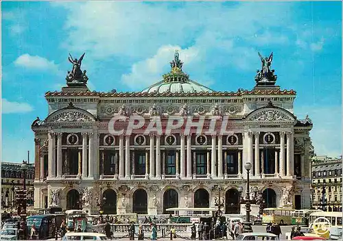 Moderne Karte Sous le Ciel de Paris Place de l'Opera