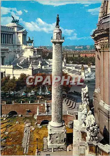 Moderne Karte Roma Colonne et Forum de Trajan