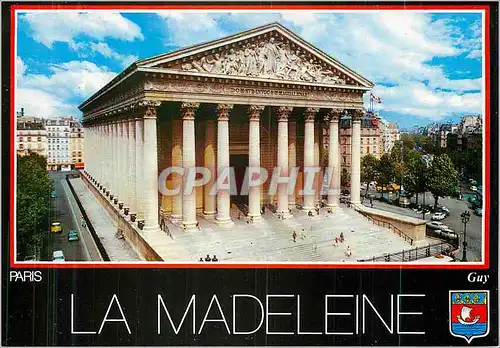 Moderne Karte Paris la Madeleine