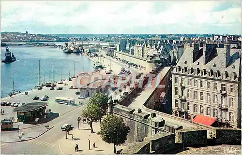 Cartes postales moderne Saint Malo Cite Corsaire les Remparts