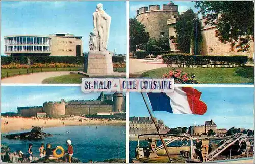 Cartes postales moderne Saint Malo Cite Corsaire le Casino le Chateau