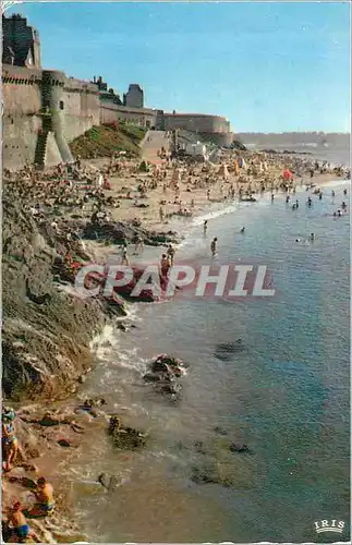 Cartes postales moderne Saint Malo Cite Corsaire la Plage de Bonsecours