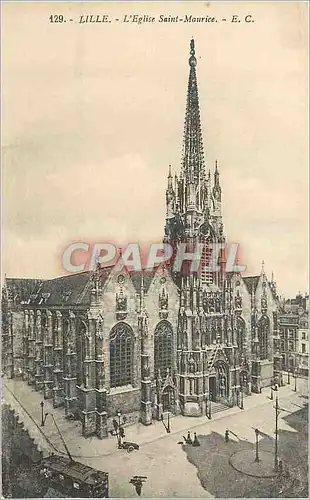 Cartes postales Lille l'Eglise Saint Maurice