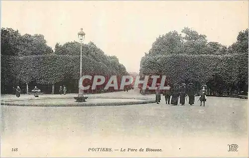 Cartes postales Poitiers le Parc de Blossac