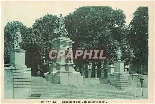Cartes postales Nantes Monument des Combattants