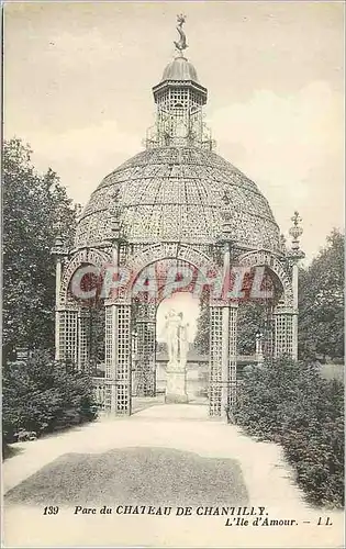 Cartes postales Parc du Chateau de Chantilly l'Ile d'Amour