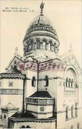 Cartes postales Tours (I et L) Basilique Saint Martin