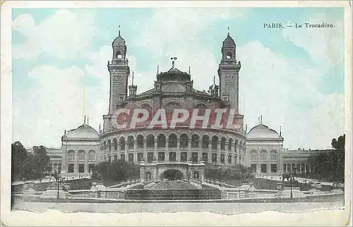 Cartes postales Paris le Trocadero