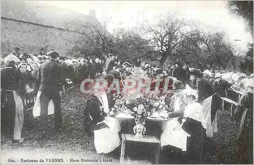 REPRO Environs de Vannes Noce Bretonne a Table