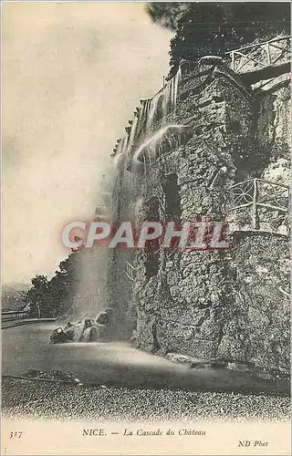 Cartes postales Nice la Cascade du Chateau