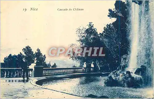 Cartes postales Nice Cascade du Chateau