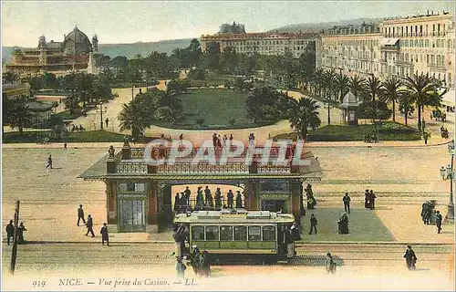 Cartes postales Nice Vue prise du Casino Tramway